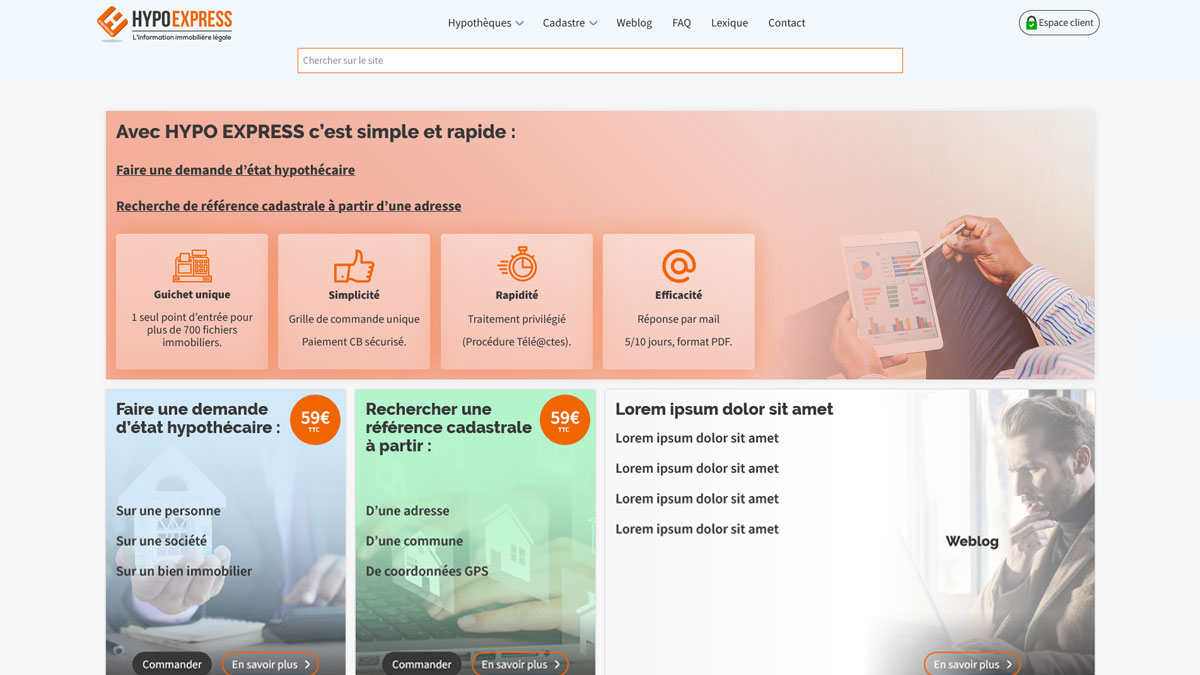 Refonte du site HypoExpress